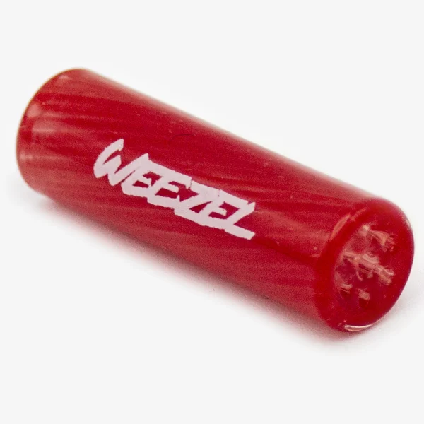 Roter WEEZEL Flow Tip, mit weißem Logo, schräg