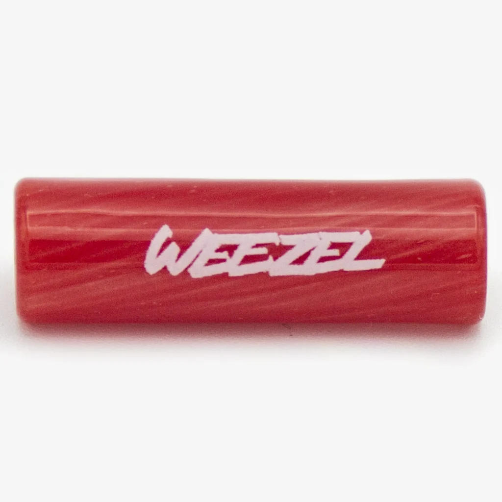 WEEZEL Spiralfilter, rot-weiß, von der Seite