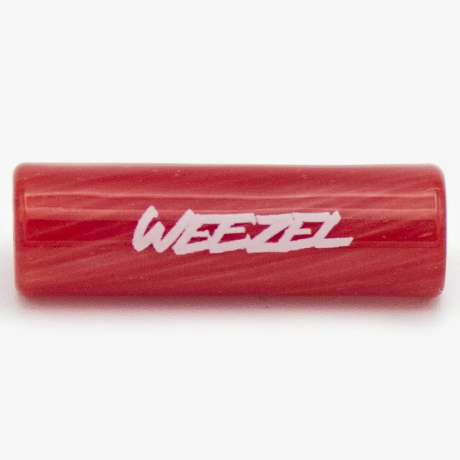 WEEZEL Spiralfilter, rot-weiß, von der Seite