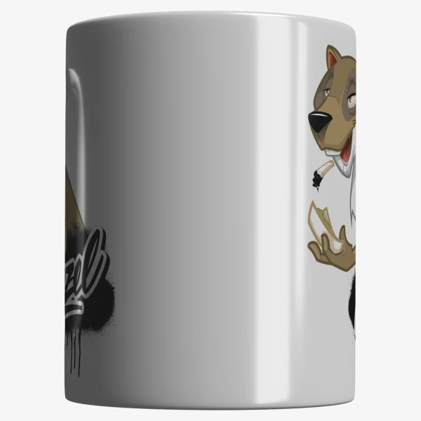 WEEZEL Midnight Smoker Tasse von vorne