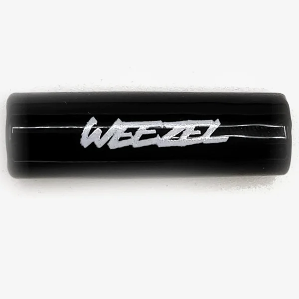 WEEZEL Flow Tip Spiralfilter Midnight Smoker in schwarz weiß, seitliche Ansicht