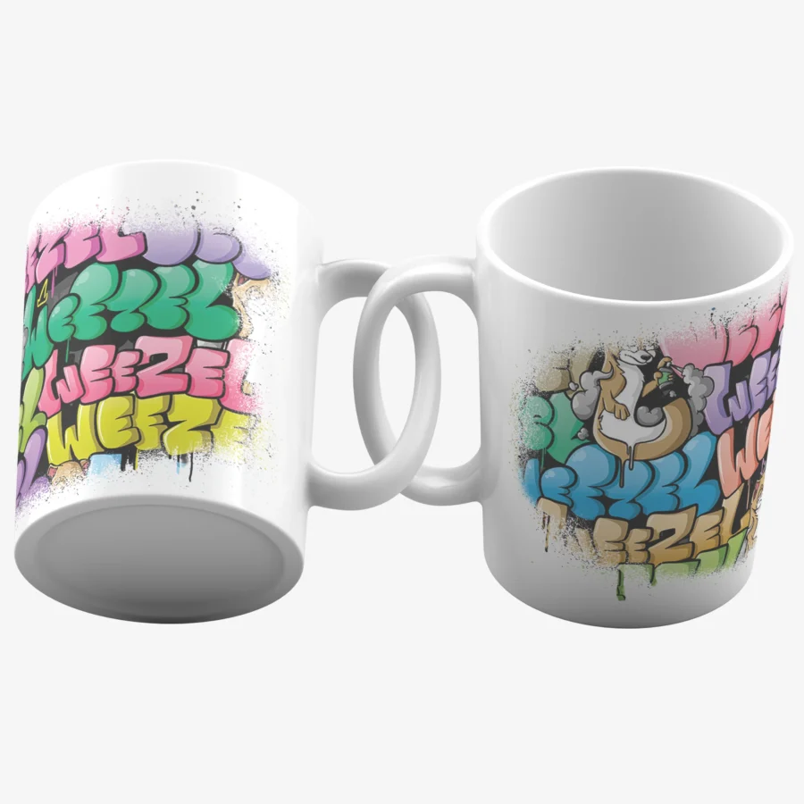 Graffiti Freewall Tasse von WEEZEL