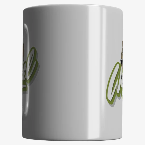 WEEZEL Signature Logo Tasse von vorne