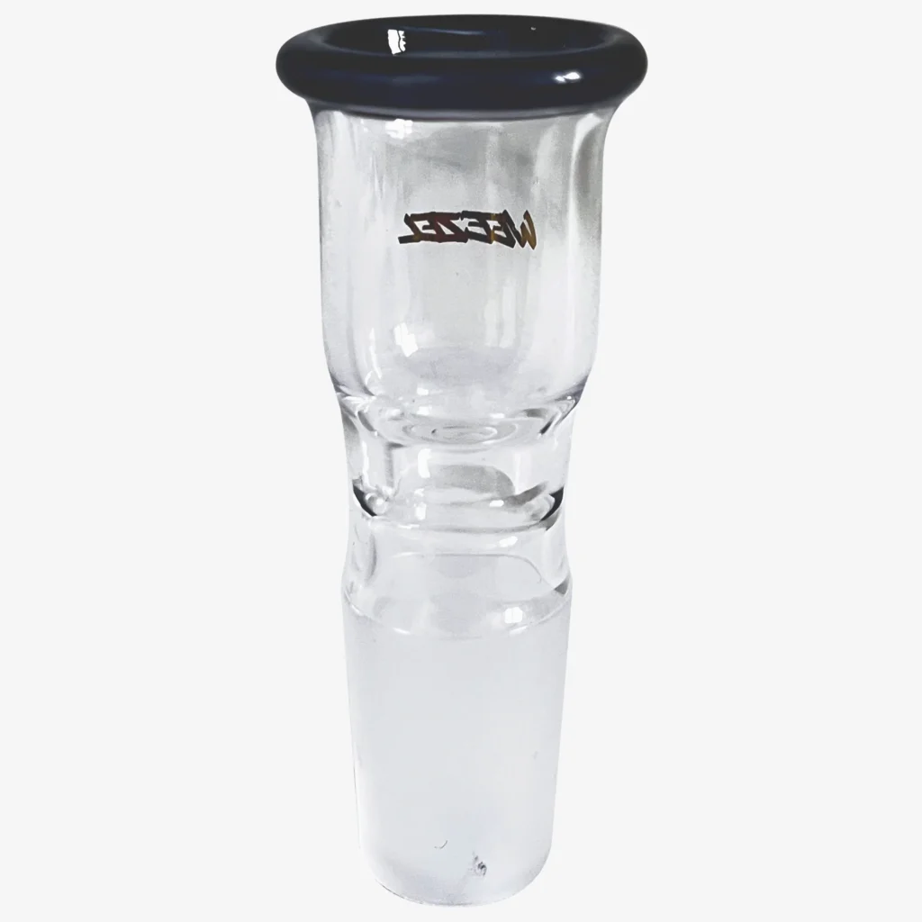 Bongkopf, NS19 (18,8) Schliff, Goldlogo, schwarzer Rand