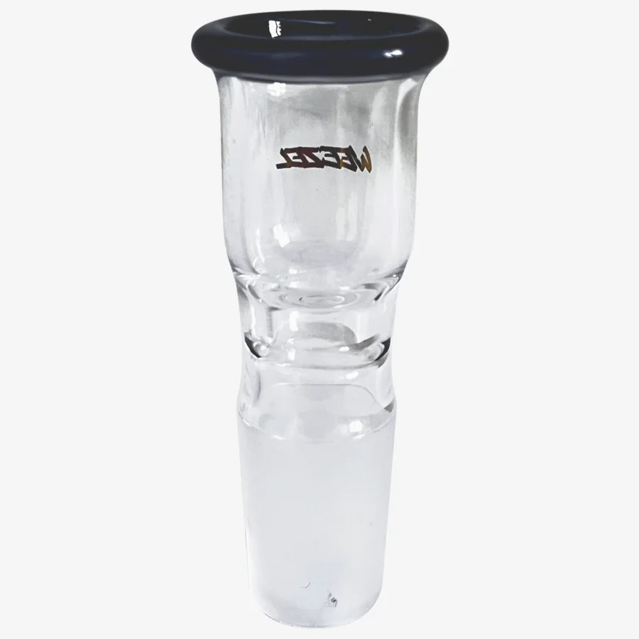 Bongkopf, NS19 (18,8) Schliff, Goldlogo, schwarzer Rand