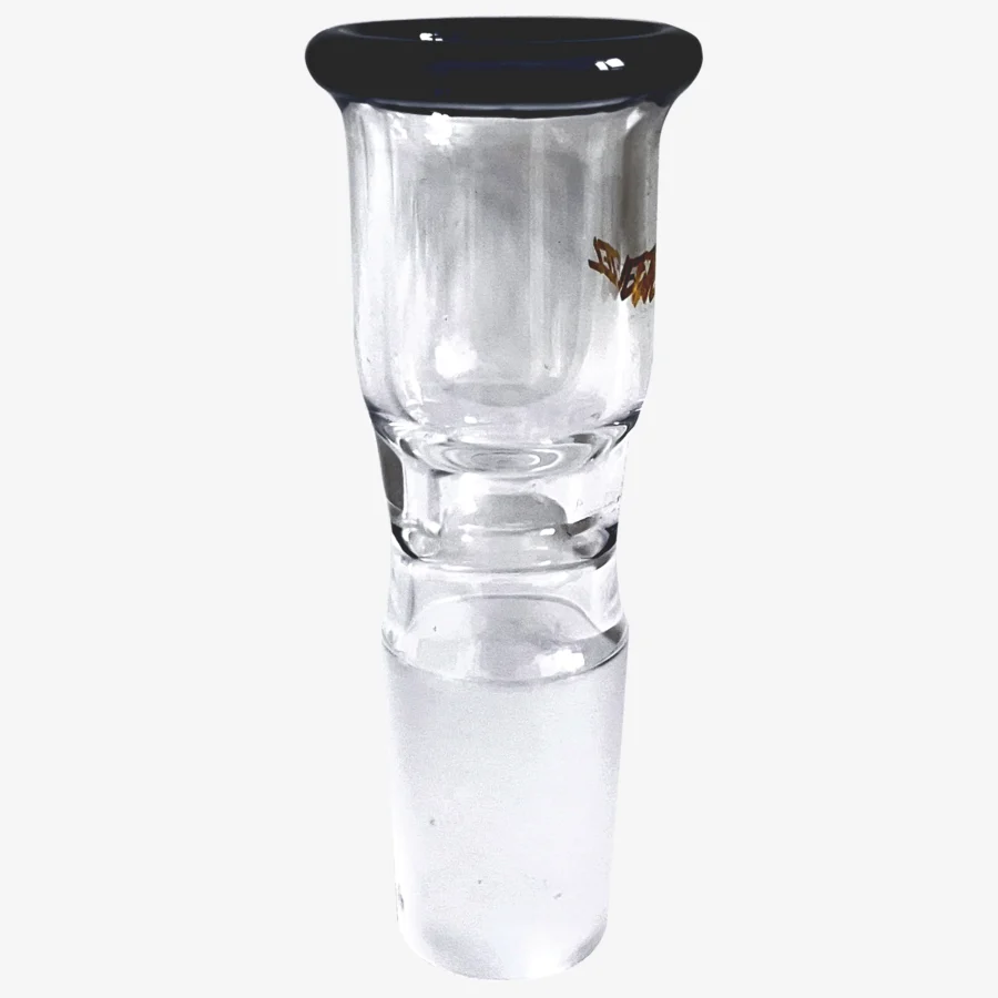 Bongkopf, NS19 (18,8) Schliff, Goldlogo, schwarzer Rand