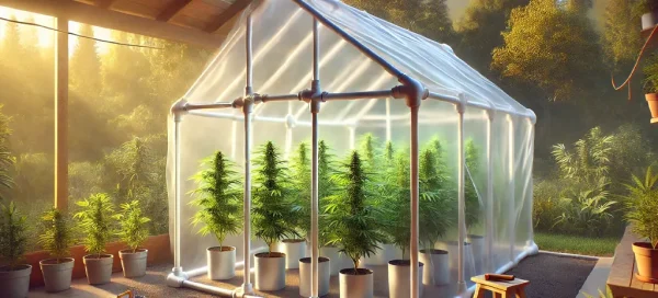 Wie Du Dein eigenes Gewächshaus für den Cannabisanbau zu Hause baust, erfährst Du hier.