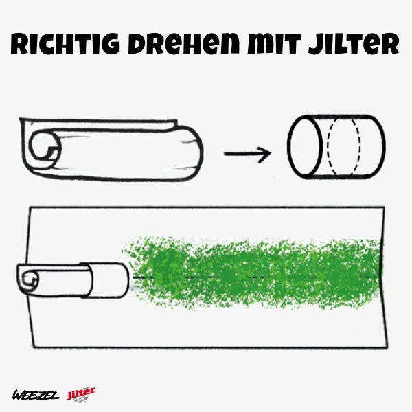 Wie dreht man richtig mit Jilter Filter?