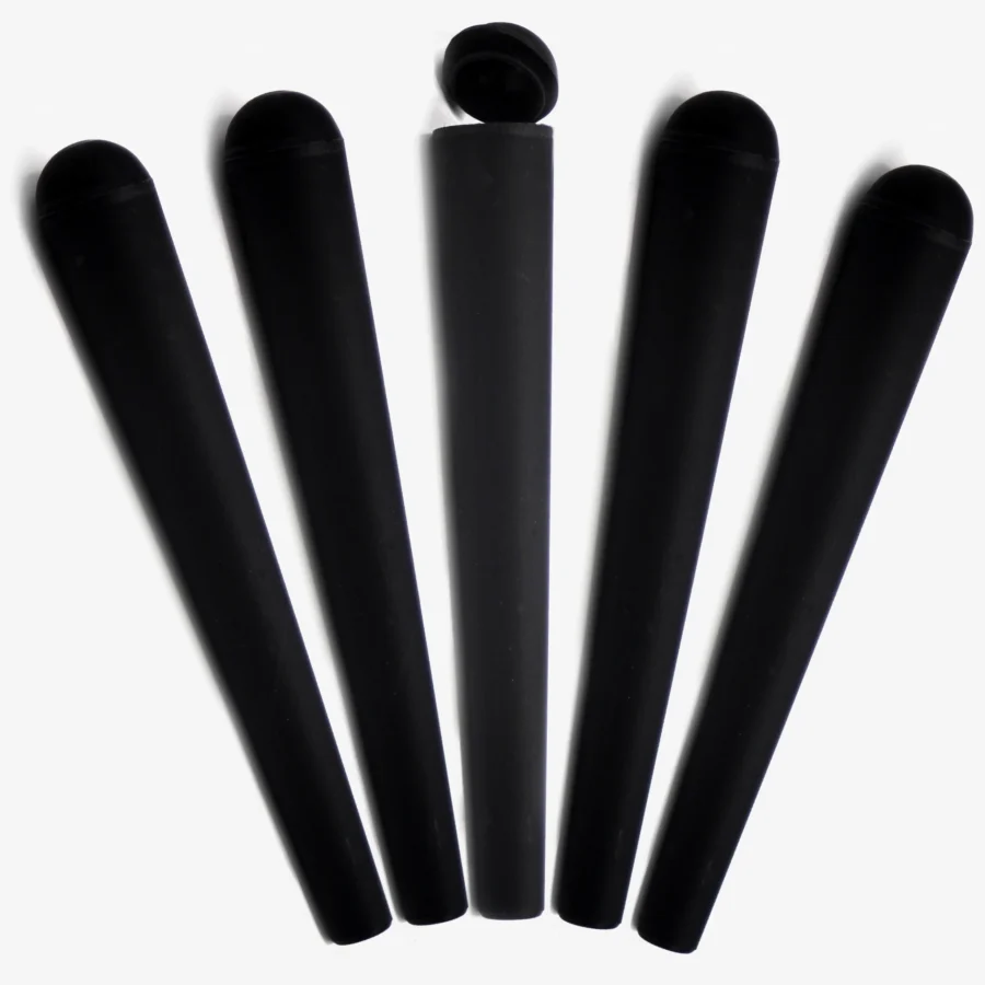 5 schwarze Jointhüllen