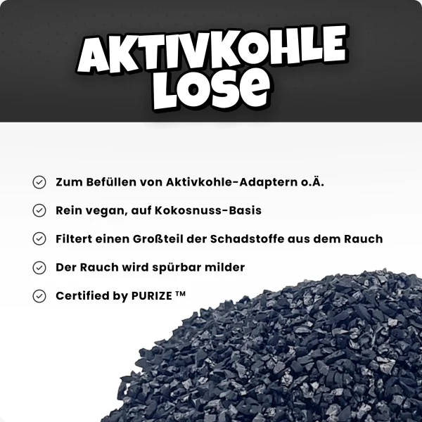 Die Vorteile der losen Aktivkohle für Aktivkohleadapter