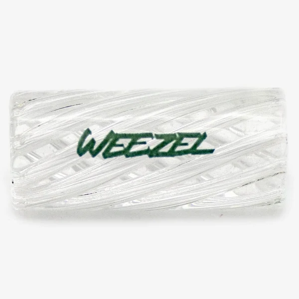 WEEZEL 13mm Glas-Spiral-Filter, mit grünem Logo, von der Seite